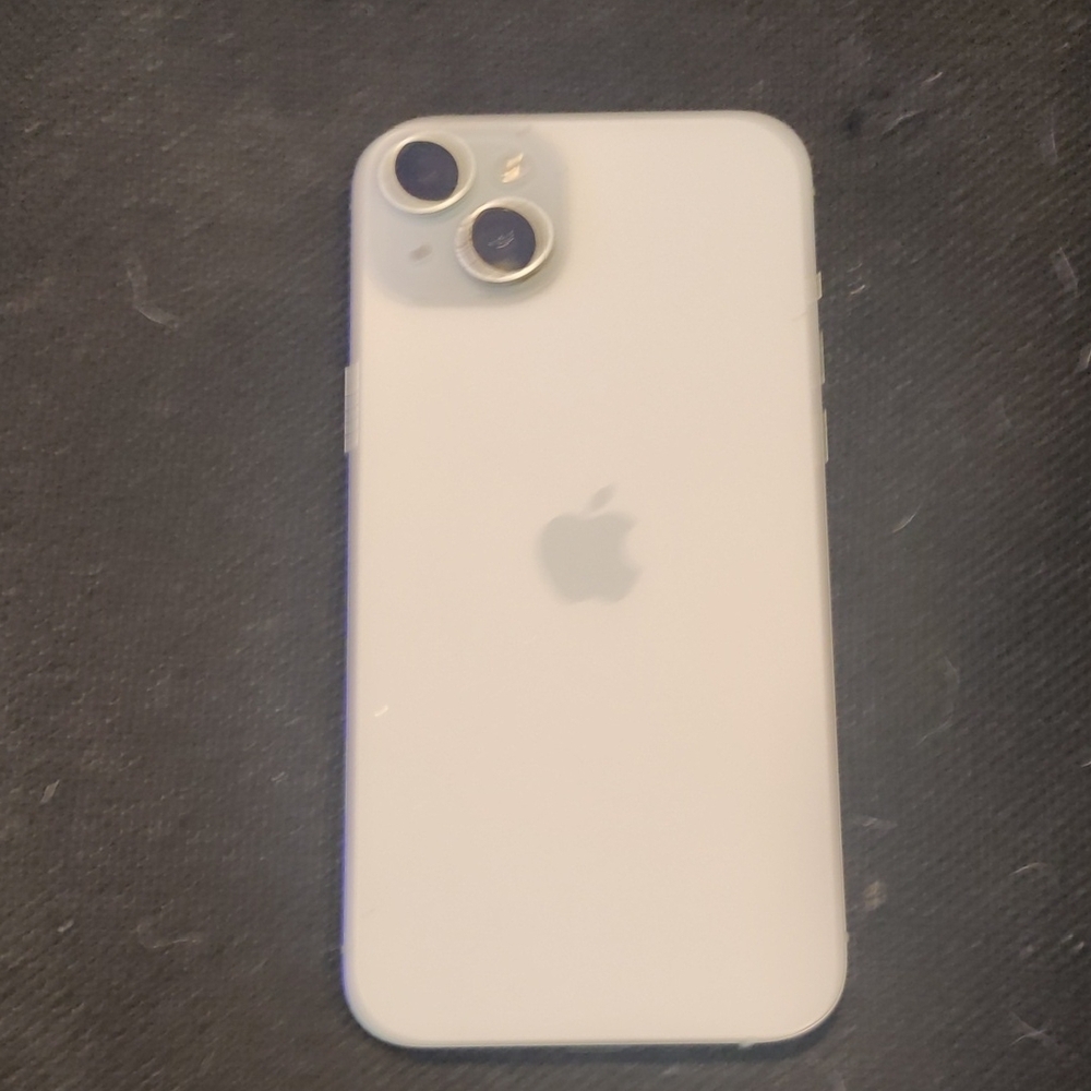 Apple White iPhone with Dual Camera and Sleek Design